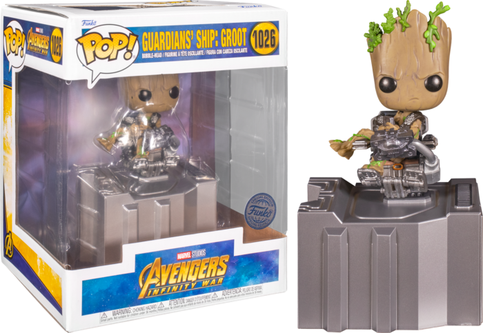 Funko Pop! Avengers 3: Infinity War - Groot in Guardian's Ship Diorama