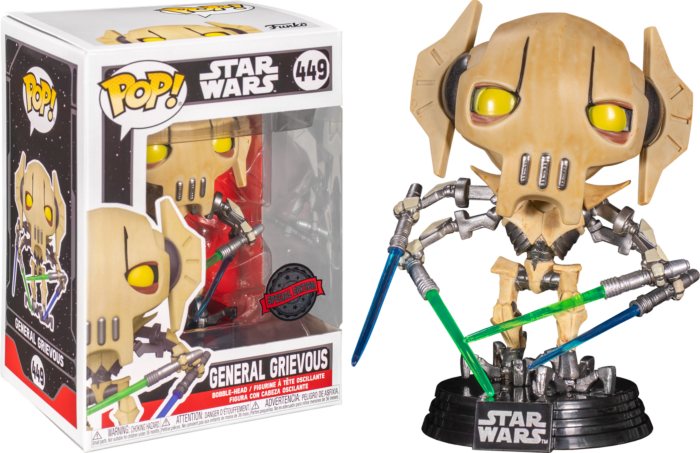 Funko Pop Star Wars General Grievous with Four Lightsabers 449