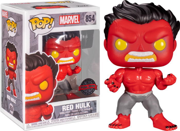 Vi ses følsomhed åndelig Funko Pop! Hulk - Red Hulk #854 - Chase Chance