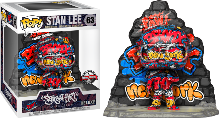 Funko Pop Stan Lee Stan Lee Graffiti Street Art Collection Deluxe