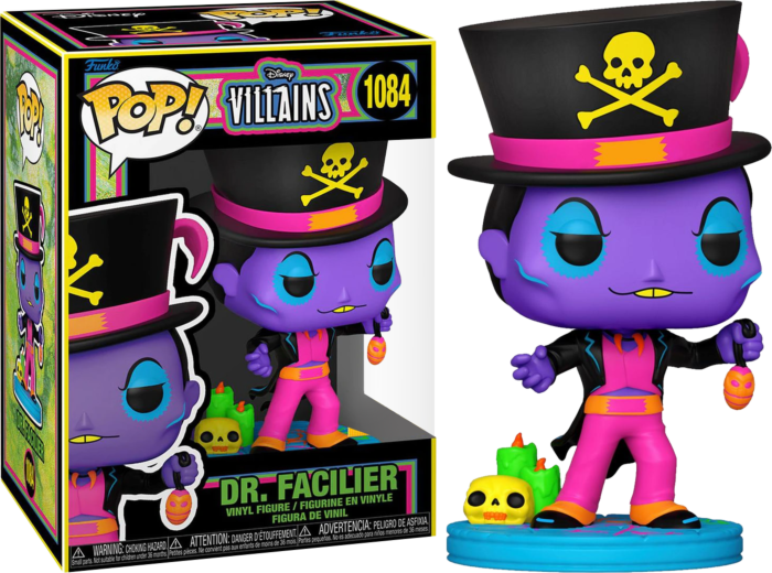 Funko Pop! The Princess and the Frog - Dr. Facilier Blacklight #1084 - Real Pop Mania