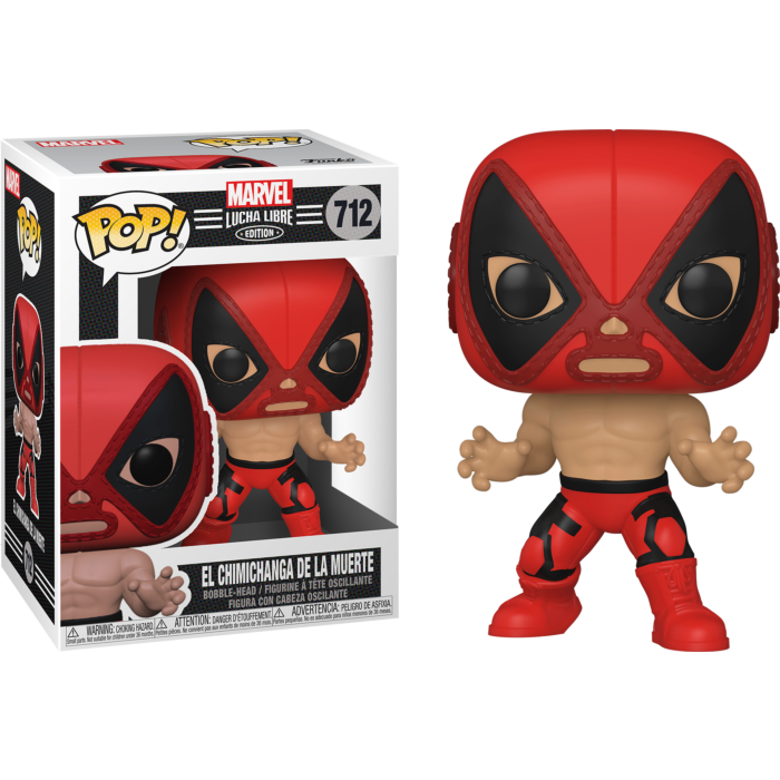 Funko Pop! Marvel: Lucha Libre Edition - El Chimichanga De La Muerte Deadpool #712 - The Amazing Collectables