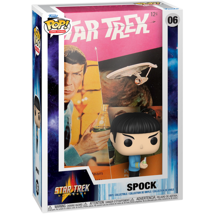 Funko Pop! Comic Covers - Star Trek - Spock in front of Star Trek Issue #1