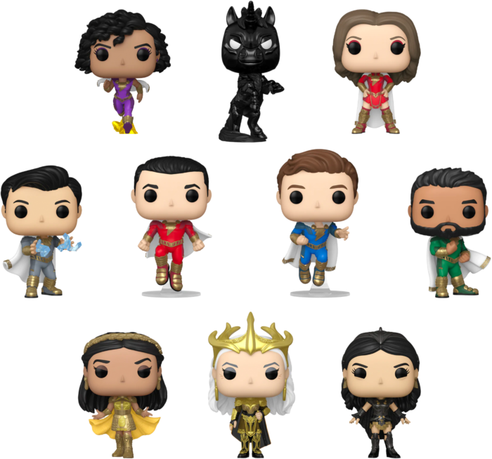 Funko Pop! Shazam! Fury of the Gods (2023) - It’s All About Family! - Bundle (Set of 10)