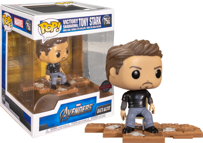 Funko Pop The Avengers Tony Stark Victory Shawarma Diorama Deluxe