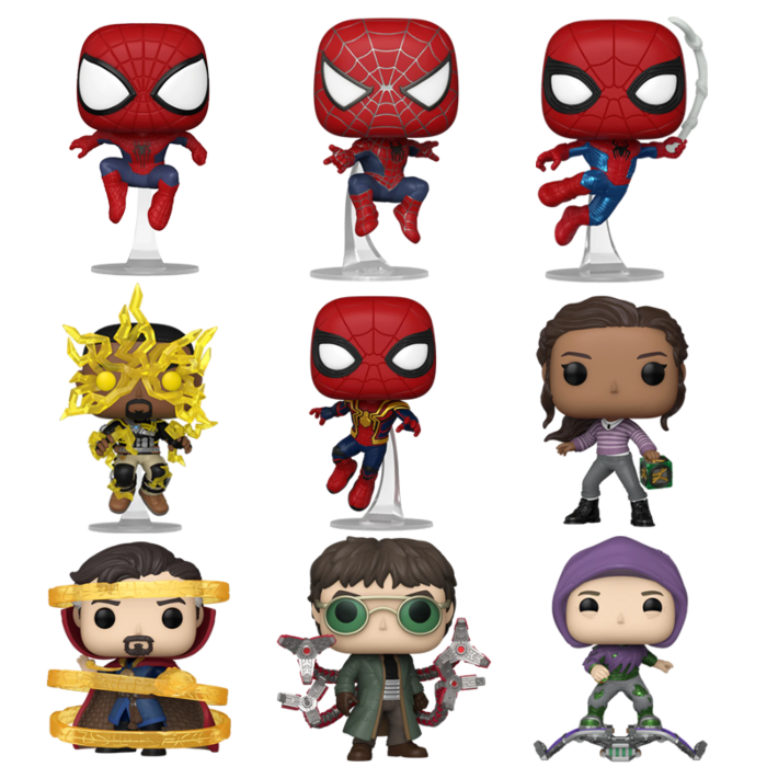 Spider man hot sale funko pop list