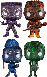 Funko Pop! Black Panther: Legacy - Damion Scott Artist Series - Bundle (Set of 4) - Real Pop Mania