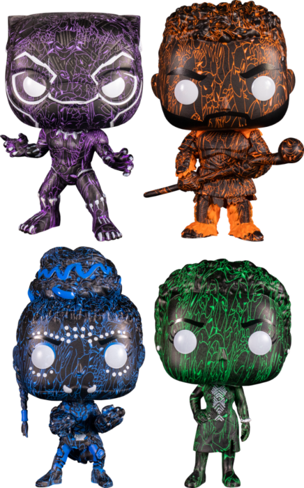 Funko Pop! Black Panther: Legacy - Damion Scott Artist Series - Bundle (Set of 4) - Real Pop Mania
