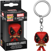 Funko Pocket Pop! Keychain - Marvel: Lucha Libre Edition - El Chimichanga De La Muerte Deadpool - The Amazing Collectables