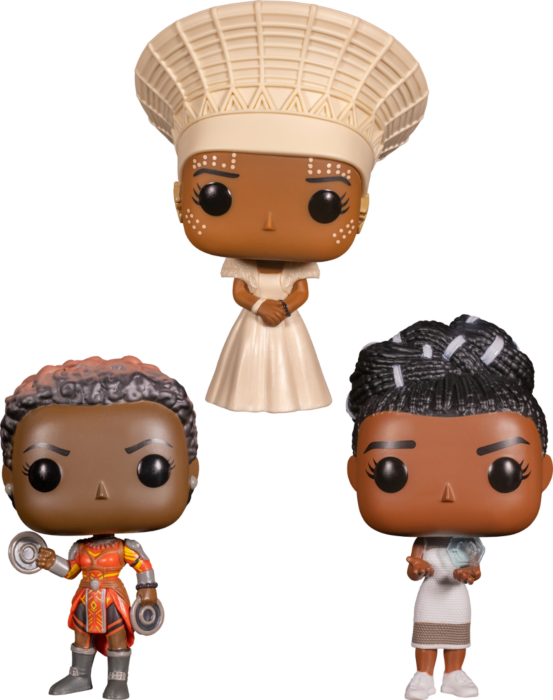 Funko Pop! Black Panther: Legacy - Okoye, Nakia & Ramonda - Bundle (Set of 3) - Real Pop Mania