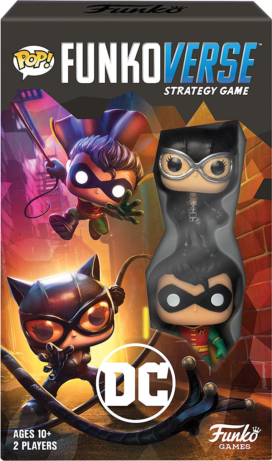 Funkoverse - Batman - Catwoman & Robin Pop! - Strategy Game 2-Pack - The Amazing Collectables