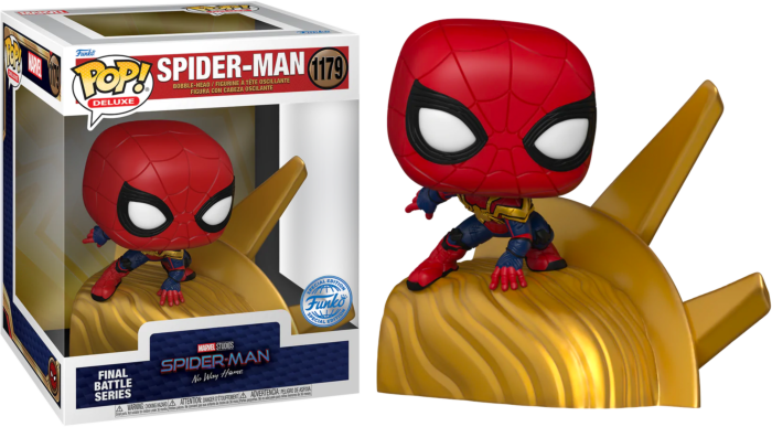 Funko Pop! Spider-Man: No Way Home - Spider-Man Final Battle Series Build-A-Scene Deluxe #1179