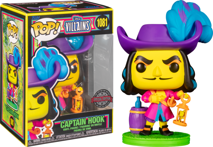 Funko Pop! Peter Pan - Captain Hook Blacklight #1081
