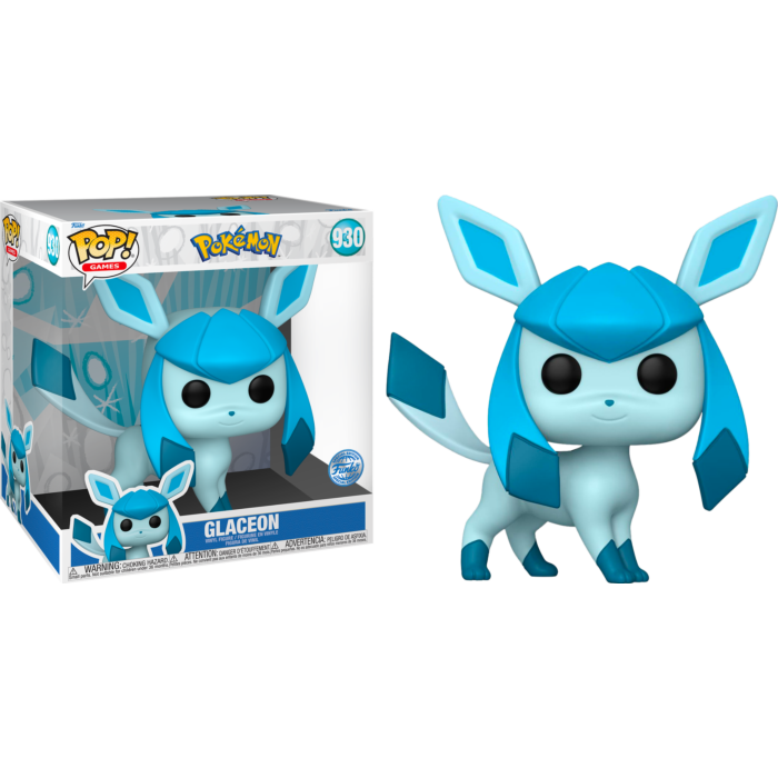 Funko Pop! Pokemon - Glaceon 10" Jumbo #930