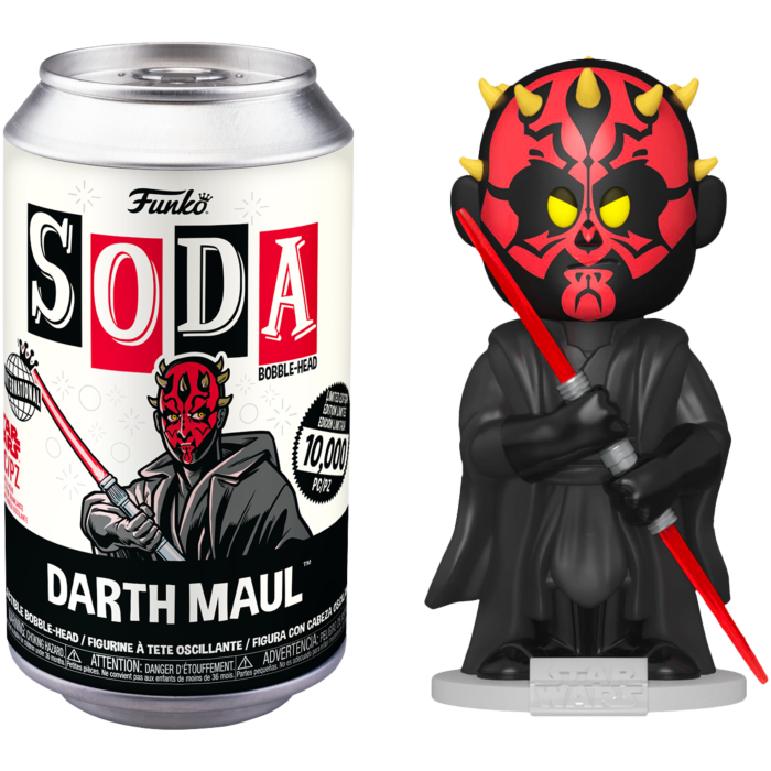 Funko - Star Wars - Darth Maul SODA Vinyl Figure in Collector Can (International Edition)