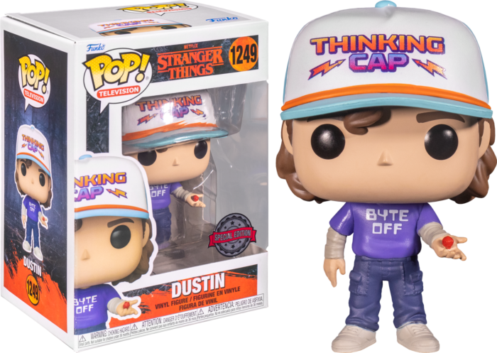 Funko Pop! Stranger Things 4 - Dustin with Die #1249 - Real Pop Mania