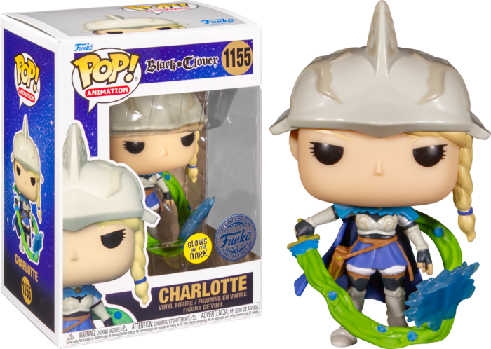 Funko Pop! Black Clover - Charlotte Roselei Glow in the Dark #1155 - Chase Chance