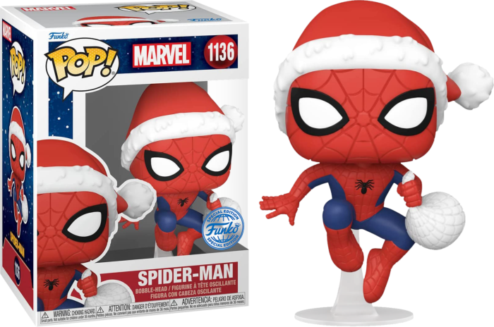 Funko Pop! Spider-Man Spider-Man in Santa Hat Beyond Amazing #1136