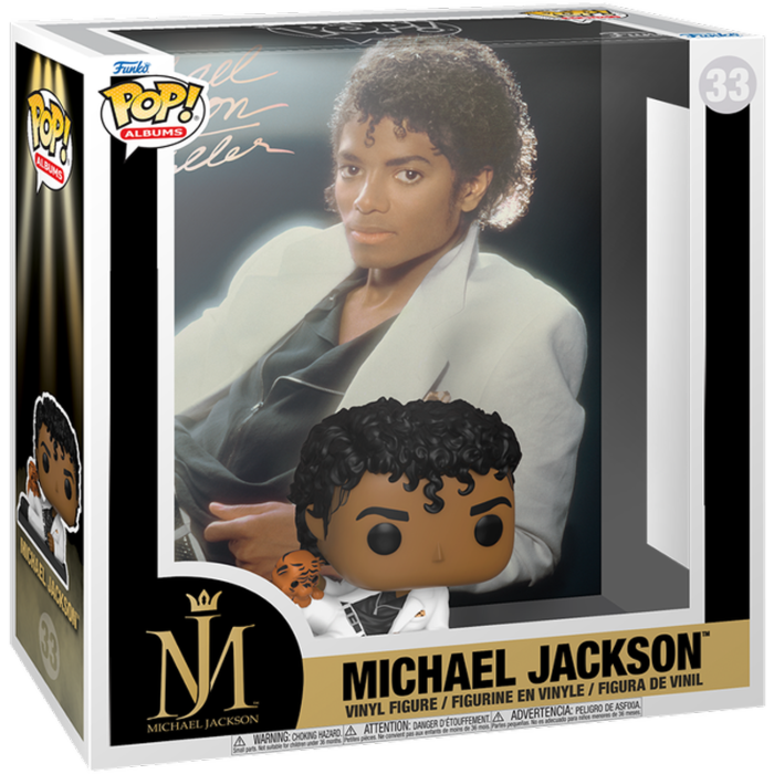 Michael Jackson Pop #359 Thriller Funko Pop Rocks 2023 in Pop Protector