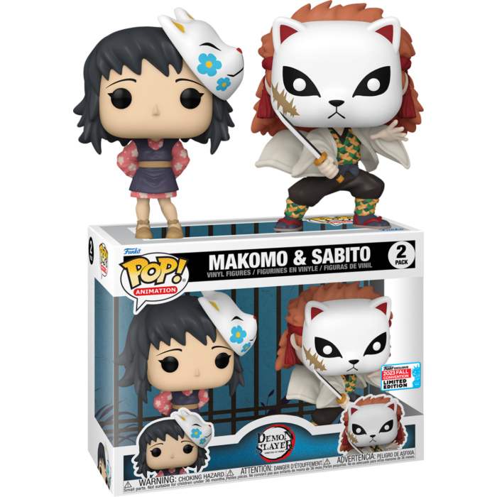 Funko Pop! Demon Slayer - Makomo & Sabito - 2-Pack (2023 Fall Convention Exclusive)