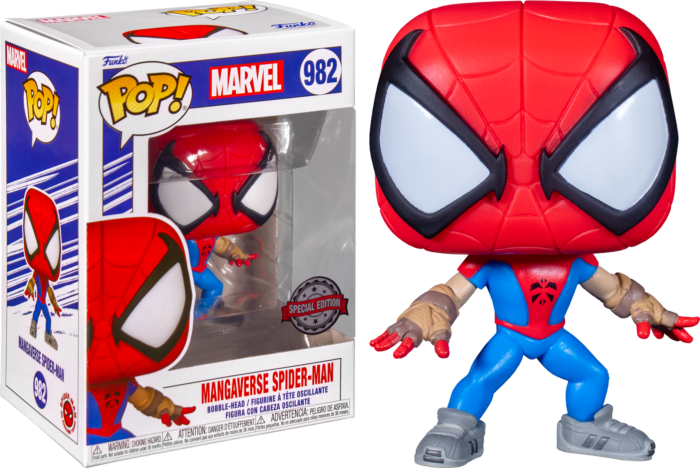 Funko Pop Marvel Year of the Spider Mangaverse Spider Man 982