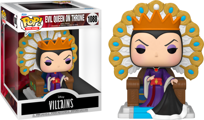 Funko Pop! Snow White and the Seven Dwarfs Evil Queen on Throne Delu