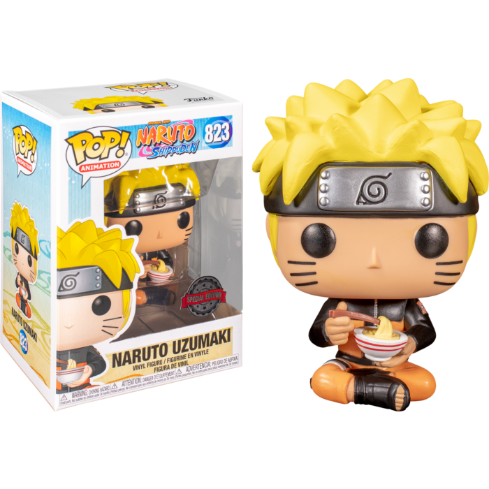 Funko Pop! Naruto: Shippuden - Naruto Eating Noodles #823 - The Amazing Collectables