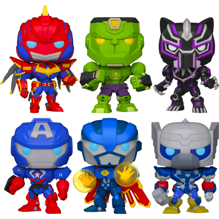 Funko Pop! Avengers Mech Strike - What The Mech Is This - Bundle (Set