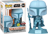 Funko Pop! Star Wars: The Mandalorian - The Mandalorian Hologram Glow in the Dark #345 - Real Pop Mania