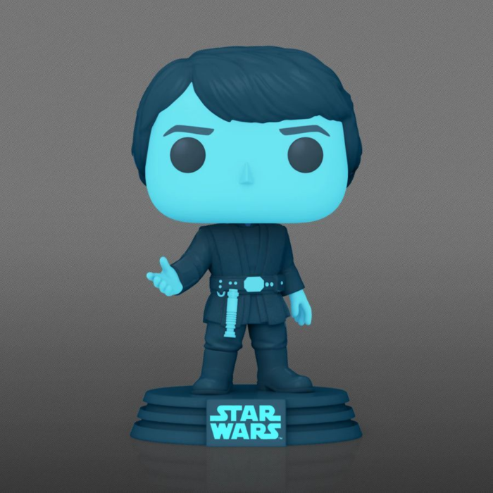 Funko Pop! Star Wars Episode VI: Return of the Jedi - Holographic Luke Skywalker 40th Anniversary Glow in the Dark #615