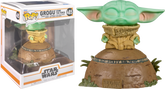 Funko Pop! Star Wars: The Mandalorian - Grogu Using The Force Deluxe with Light & Sound #485 - Real Pop Mania