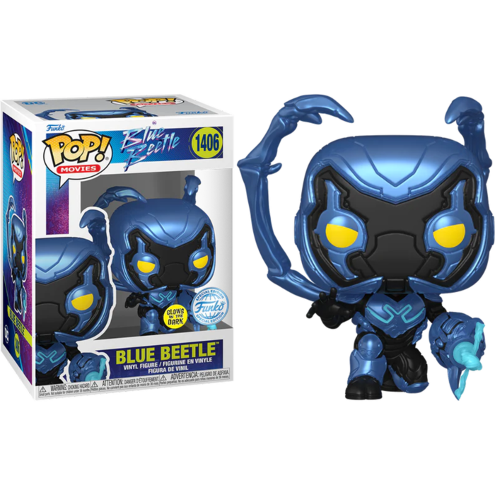 Funko Pop! Blue Beetle (2023) - Blue Beetle Glow in the Dark #1406