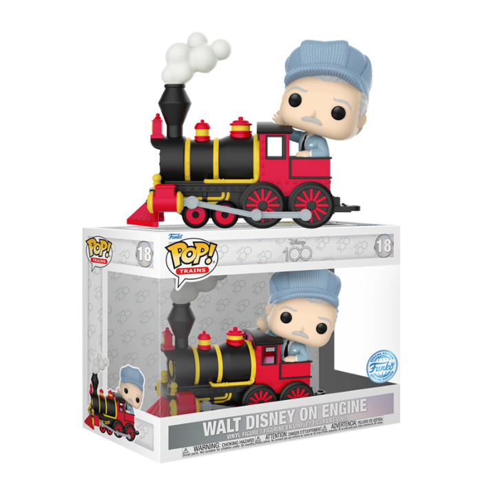 Funko Pop! Trains - Disney 100th - Walt Disney on Engine #18