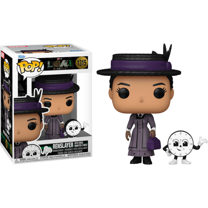 Funko Pop! Loki (2021) - Renslayer with Miss Minutes (1893 Funko Pop! Loki (2021) - Renslayer with Miss Minutes (1893