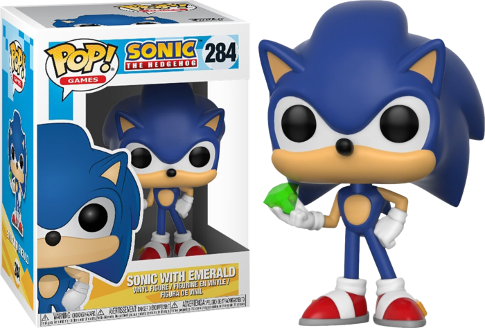Funko Pop! Sonic the Hedgehog - Sonic with Chaos Emerald #284