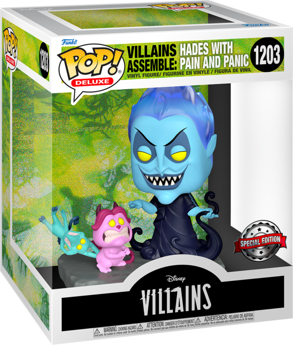 Funko Pop! Disney Villains Assemble - Hades with Pain & Panic Deluxe Diorama #1203