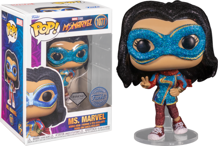 Funko Pop! Ms. Marvel (2022) - Ms. Marvel Diamond Glitter #1077