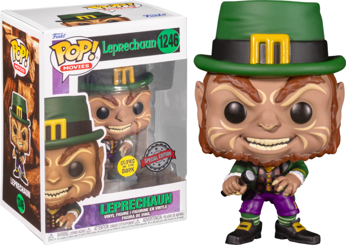 Funko Pop! Leprechaun (1993) - Lubdan the Leprechaun with Flashlight Glow in the Dark #1246