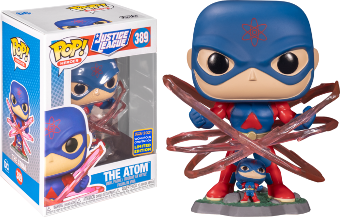 Funko Pop Justice League The Atom 389 2021 Wondrous Convention Ex