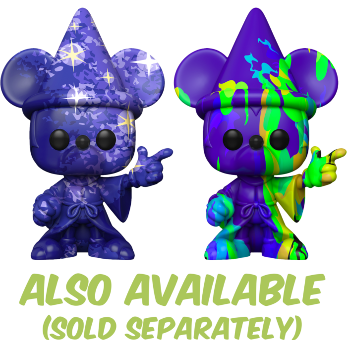Funko Pop! Fantasia - Sorcerer Mickey Blue Artist Series 80th Anniversary with Pop! Protector - The Amazing Collectables