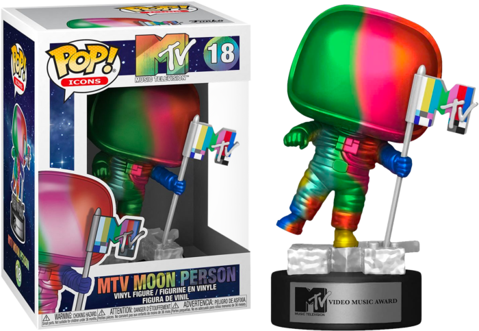 Funko Pop! MTV - Moon Person Rainbow Metallic #18
