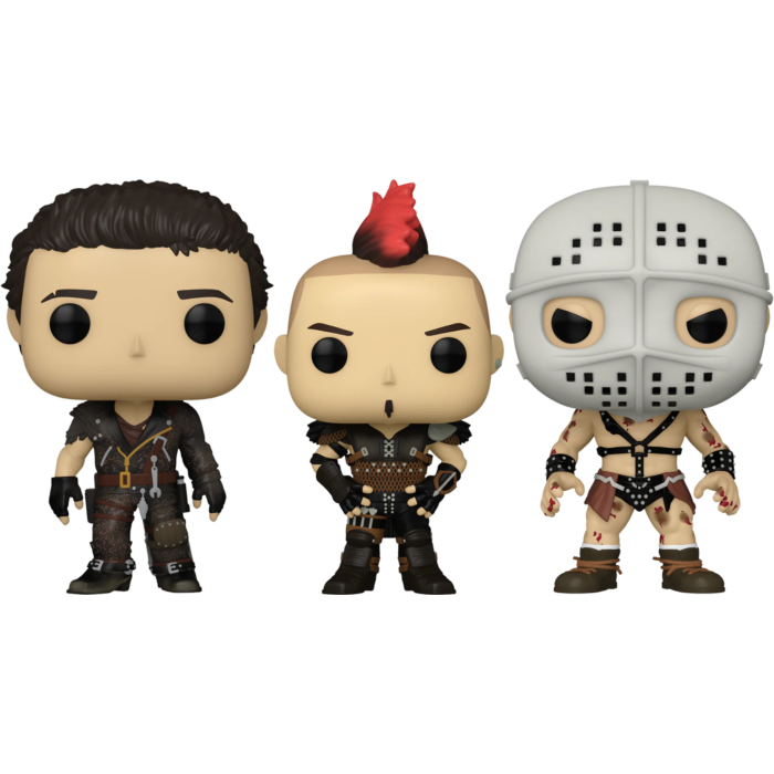 Funko Pop! Mad Max 2: The Road Warrior - Max, Wez & The Humungus Warner Bros. 100th - Bundle (Set of 3)