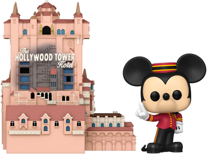 Funko Pop! Town - Walt Disney World: 50th Anniversary - Mickey Mouse with Hollywood Tower Hotel #31