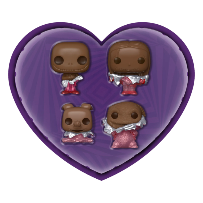 Funko Pop! The Nightmare Before Christmas - Valentines 2024 (Chocolate) Pocket Box - 4-Pack
