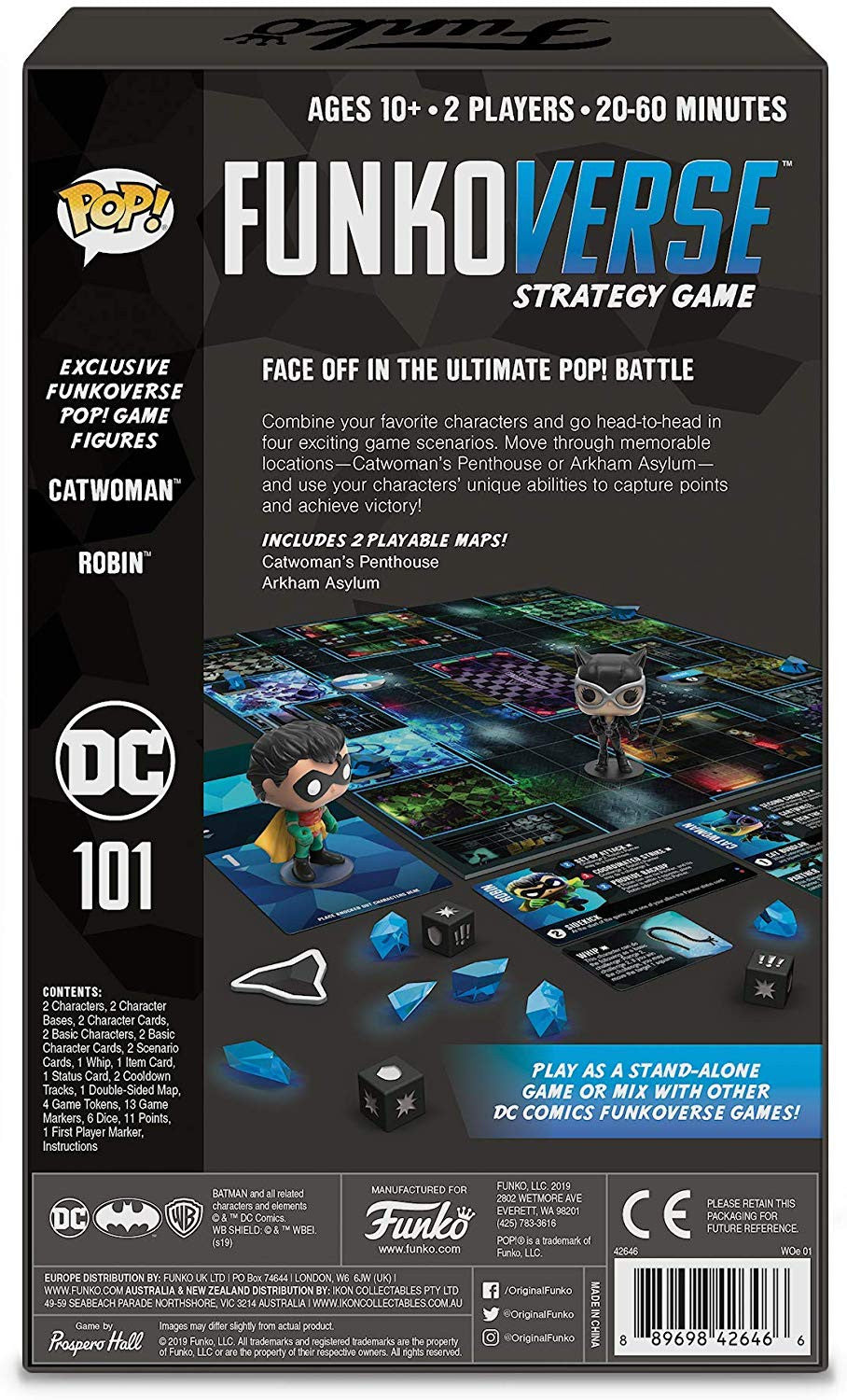 Funkoverse - Batman - Catwoman & Robin Pop! - Strategy Game 2-Pack - The Amazing Collectables