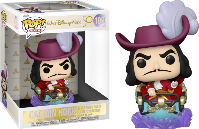 Funko Pop! Walt Disney World - Captain Hook on Peter Pan's Flight Attr
