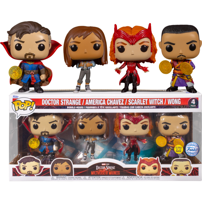 Funko Pop! Doctor Strange in the Multiverse of Madness - 4-Pack