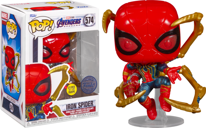 Red chrome hot sale iron spider pop