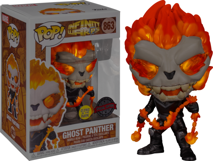 Funko Pop! Infinity Warps - Ghost Panther Glow in the Dark #863
