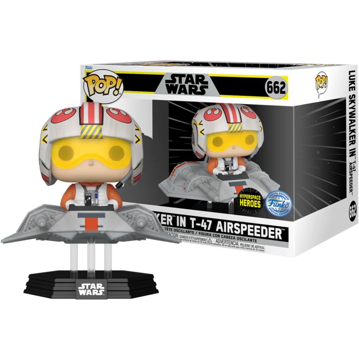 Funko Pop! Rides - Star Wars Episode V: The Empire Strikes Back - Luke in T-47 Airspeeder #662